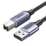 Kabel USB 2.0 A do B UGREEN  US369 , 5m (czarny)