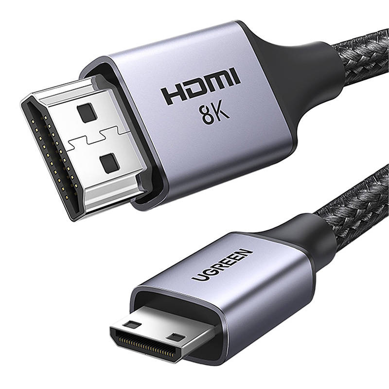 32849_1 Kabel Mini HDMI UGREEN 2m 8k(czarny) HD163 15515 - obrazek 1