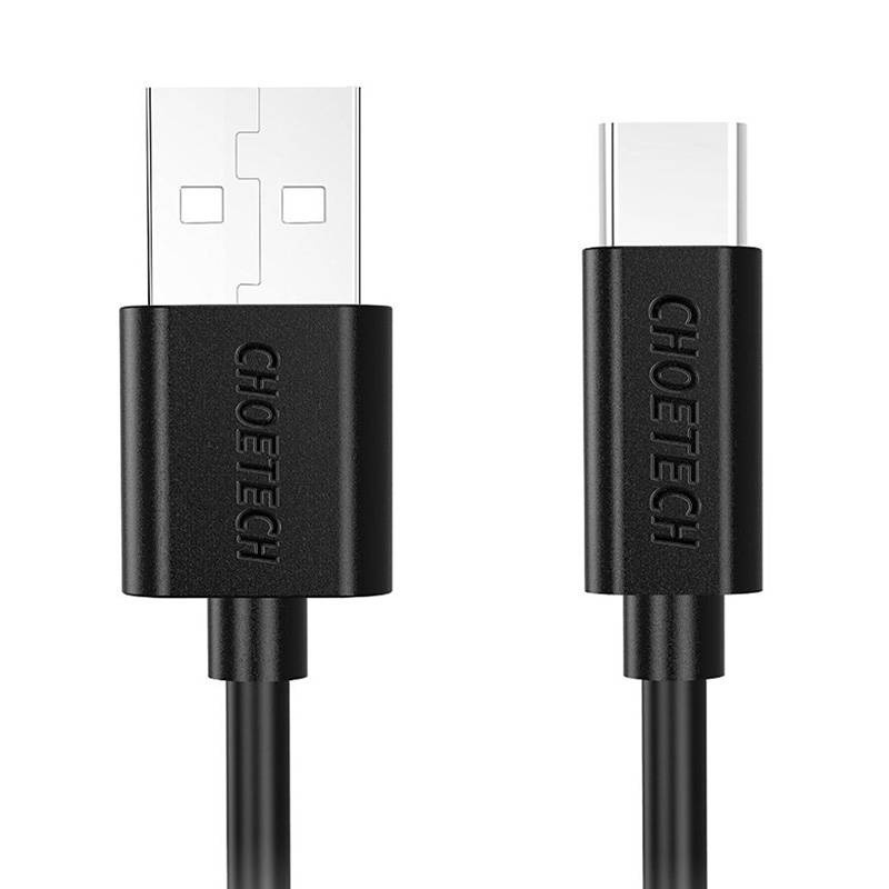 33488_1 Kabel przedłużający Choetech AC0003 USB-A 2m (czarny) - obrazek 1