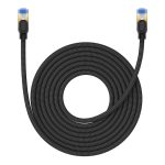 Kabel sieciowy w oplocie kat. 7 Baseus Ethernet RJ45, 10Gbps, 8m (czarny) - obrazek 2