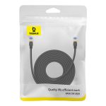 Kabel sieciowy w oplocie kat. 7 Baseus Ethernet RJ45, 10Gbps, 8m (czarny) - obrazek 8