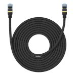 Kabel sieciowy w oplocie kat. 7 Baseus Ethernet RJ45, 10Gbps, 10m (czarny) - obrazek 3
