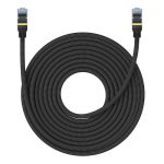 Kabel sieciowy w oplocie kat. 7 Baseus Ethernet RJ45, 10Gbps, 15m (czarny) - obrazek 3