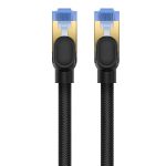 Kabel sieciowy w oplocie kat. 7 Baseus Ethernet RJ45, 10Gbps, 15m (czarny) - obrazek 4