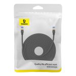 Kabel sieciowy w oplocie kat. 7 Baseus Ethernet RJ45, 10Gbps, 20m (czarny) - obrazek 8