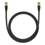 Kabel sieciowy w oplocie kat. 8 Baseus Ethernet RJ45, 40Gbps, 1m (czarny) - obrazek 2