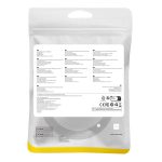 Kabel sieciowy w oplocie kat. 8 Baseus Ethernet RJ45, 40Gbps, 1m (czarny) - obrazek 9