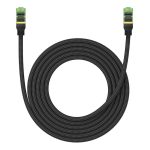 Kabel sieciowy w oplocie kat. 8 Baseus Ethernet RJ45, 40Gbps, 3m (czarny) - obrazek 3