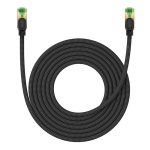 Kabel sieciowy w oplocie kat. 8 Baseus Ethernet RJ45, 40Gbps, 5m (czarny) - obrazek 2
