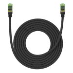 Kabel sieciowy w oplocie kat. 8 Baseus Ethernet RJ45, 40Gbps, 5m (czarny) - obrazek 3