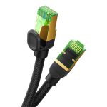 Kabel sieciowy w oplocie kat. 8 Baseus Ethernet RJ45, 40Gbps, 5m (czarny) - obrazek 5