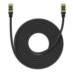 Kabel sieciowy w oplocie kat. 8 Baseus Ethernet RJ45, 40Gbps, 8m (czarny) - obrazek 3