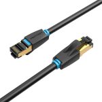 Kabel sieciowy CAT8 SFTP Vention IKABF RJ45 Ethernet 40Gbps 1m czarny - obrazek 3