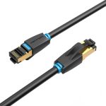 Kabel sieciowy CAT8 SFTP Vention IKABK RJ45 Ethernet 40Gbps 8m czarny - obrazek 3
