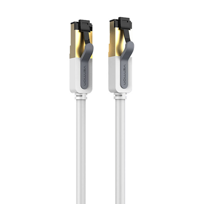 34989_1 Kabel sieciowy CAT7 SFTP Vention ICDHD RJ45 Ethernet 10Gbps 0,5m szary - obrazek 1