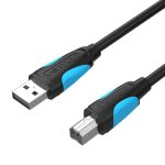 Kabel do drukarki USB 2.0 A do USB-B Vention VAS-A16-B100 1m Czarny - obrazek 2