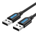 Kabel USB 2.0 Vention COJBC 2A 0,25m czarny PVC - obrazek 2