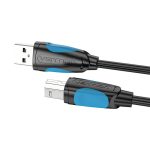 Kabel do drukarki USB 2.0 A do USB-B Vention VAS-A16-B300 3m czarny - obrazek 3