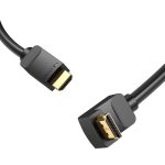 Kabel HDMI 2.0 Vention AAQBH 2m, kątowy 270°, 4K 60Hz (czarny) - obrazek 4
