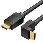 Kabel HDMI 2.0 Vention AARBH 2m, kątowy 90°, 4K 60Hz (czarny) - obrazek 2