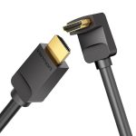 Kabel HDMI 2.0 Vention AARBH 2m, kątowy 90°, 4K 60Hz (czarny) - obrazek 3