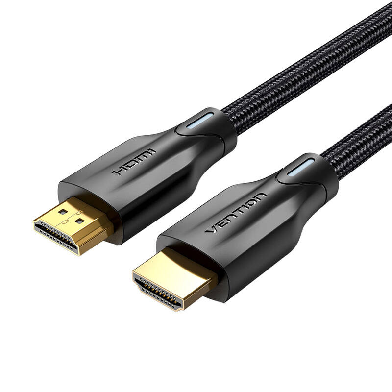 35090_1 Kabel HDMI 2.1 Vention AAUBH, 2m, 8K 60Hz/ 4K 120Hz (czarny) - obrazek 1