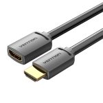Kabel przedłużający HDMI 2.0 męski do HDMI 2.0 żeński Vention AHCBI 3m, 4K 60Hz, (czarny) - obrazek 4