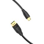 Kabel USB-C do DisplayPort 1.4 Vention CGYBG, 1,5m, 8K 60Hz/4K 120Hz (Czarny) - obrazek 3