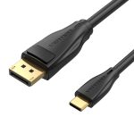 Kabel USB-C do DisplayPort 1.4 Vention CGYBG, 1,5m, 8K 60Hz/4K 120Hz (Czarny) - obrazek 4