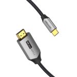 Kabel USB-C do HDMI 2.0 Vention CRBBG 1,5m, 4K 60Hz (Czarny) - obrazek 4