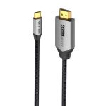 Kabel USB-C do HDMI 2.0 Vention CRBBH 2m, 4K 60Hz (Czarny) - obrazek 2