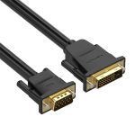Kabel DVI (24+1) do VGA Vention EABBG 1,5m, 1080P 60Hz (czarny) - obrazek 4
