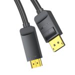 Kabel DisplayPort 1.2 do HDMI 1.4 Vention HAGBH 2m, 4K 30Hz (Czarny) - obrazek 3
