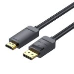Kabel DisplayPort 1.2 do HDMI 1.4 Vention HAGBH 2m, 4K 30Hz (Czarny) - obrazek 6
