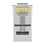 Wtyczka modułowa RJ45 CAT6 UTP Vention IDDR0-100 przezroczysta 100 szt. - obrazek 4