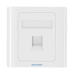 1-portowa Obudowa ścienna gniazda keystone typ 86 Vention IFAW0 biała