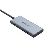 Hub USB-C do HDMI, 3x USB 3.0, SD, TF Vention TOOHB 0,15m Szary - obrazek 2