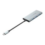Hub USB-C do HDMI, 3x USB 3.0, SD, TF, PD Vention TOPHB 0,15m Szary - obrazek 2