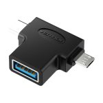 Adapter OTG USB 3.0 do USB-C i micro USB Vention CDIB0 - obrazek 2