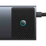 Adapter Hub 10w1 Baseus USB-C - 2xHDMI, 3xUSB-A, USB-C, RJ45, SD/TF, PD (czarny) - obrazek 6