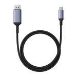 Adapter Baseus USB-C do DisplayPort 1,5m (czarny) - obrazek 2