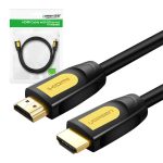 Kabel HDMI 2.0 UGREEN HD101, 4K 60Hz, 0,75m (czarno-żółty) - obrazek 2