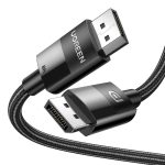 Kabel wideo w oplocie 2 x Display Port 1,4 męsko-męski UGREEN 80390 2m - obrazek 2