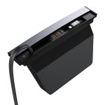 Hub Baseus T-Space z kablem USB-C do Lightning dla Tesla (czarny) - obrazek 4