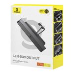 Hub Baseus T-Space z kablem USB-C do Lightning dla Tesla (czarny) - obrazek 7