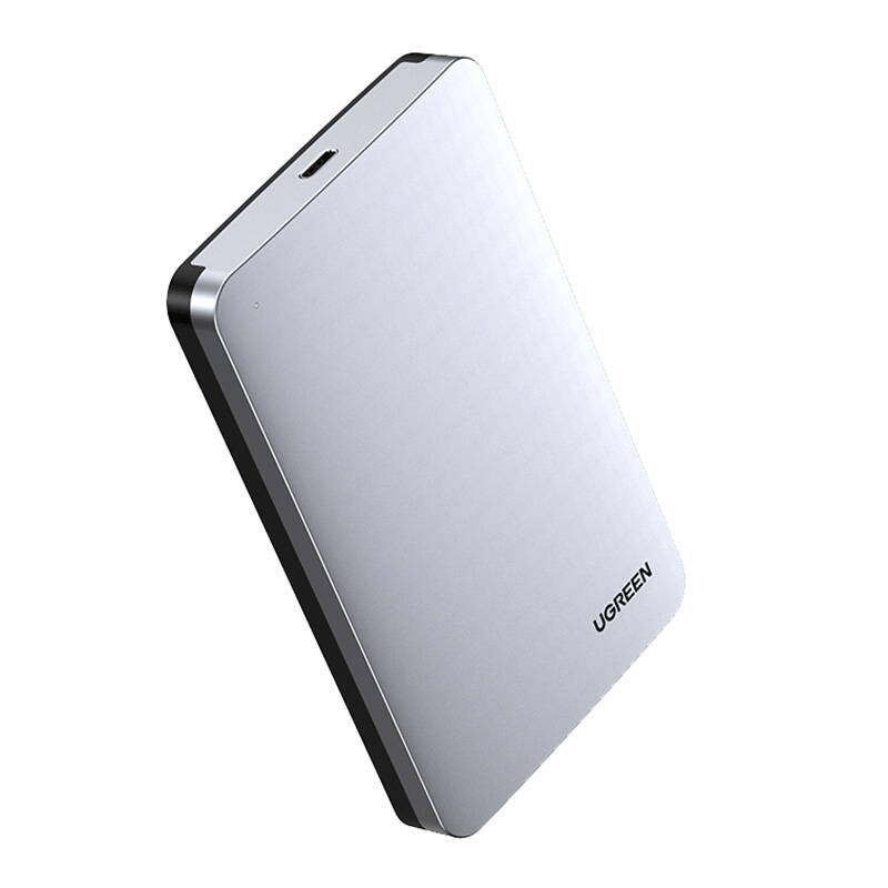 44024_1 Obudowa dysku 2,5" SATA HDD / SSD Ugreen CM300, 6 Gbps, USB-C 3.1 Gen2 (szara) - obrazek 1