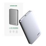 Obudowa dysku 2,5" SATA HDD / SSD Ugreen CM300, 6 Gbps, USB-C 3.1 Gen2 (szara) - obrazek 2