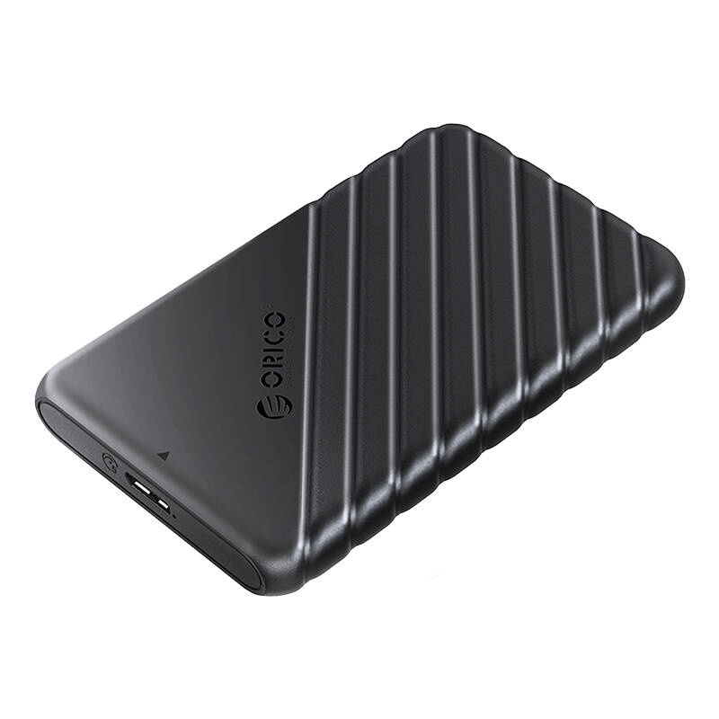44432_1 Obudowa dysku Orico 25PW1 HDD/SSD 2,5", 5Gbps, USB-A do USB Micro-B (czarna) - obrazek 1