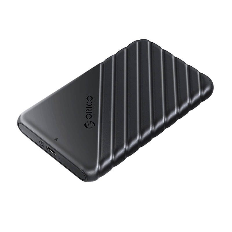 45732_1 Obudowa dysku HDD / SSD 2,5" Orico, 6 Gbps, USB-C 3.1 Gen1 (czarna) - obrazek 1