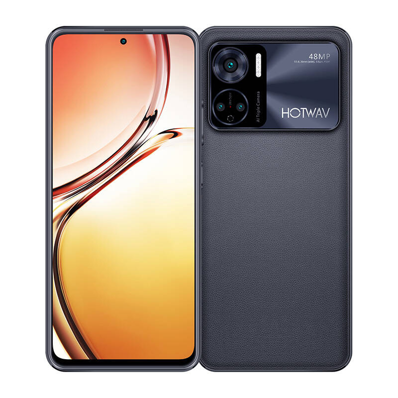 47968_1 Smartfon HOTWAV Note 12 2024 - 6.8'' 6/128GB Szary - obrazek 1